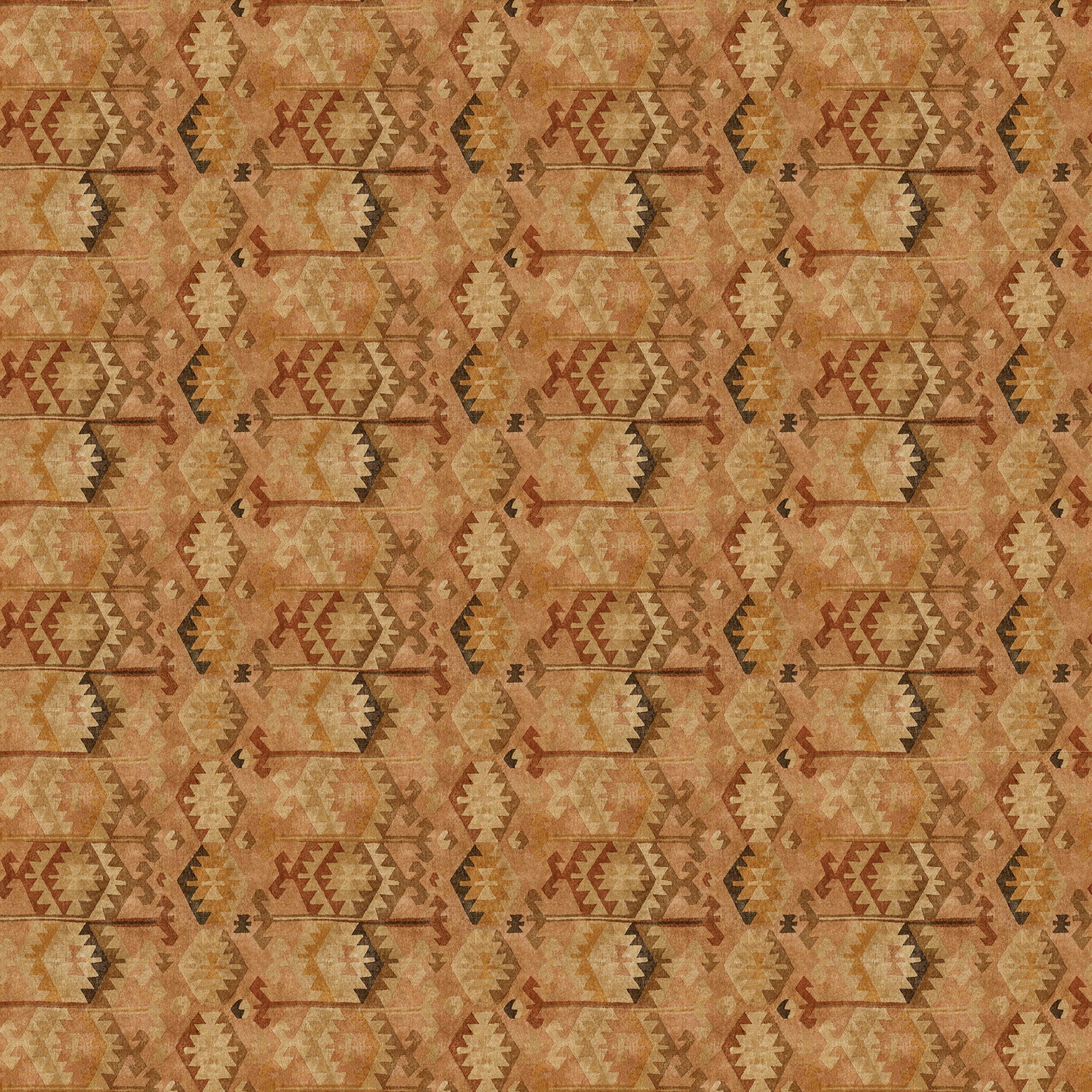 Linwood Ziggy Tobacco FR Made to Measure Curtains