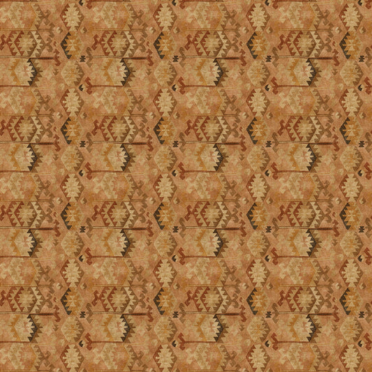 Linwood Ziggy Tobacco FR Made to Measure Curtains