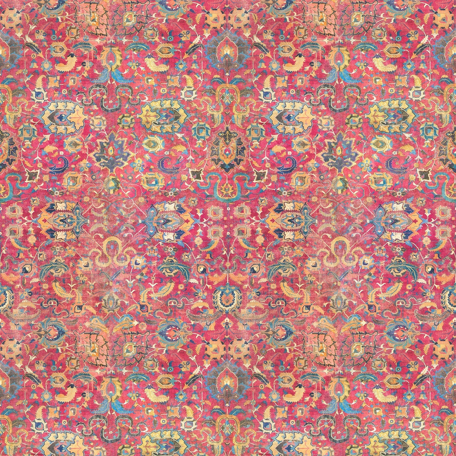 Linwood Magic Carpet Magenta FR Made to Measure Curtains