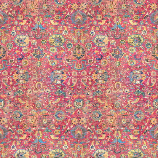 Linwood Magic Carpet Magenta FR Made to Measure Curtains