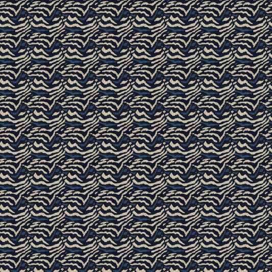 Linwood Wild Navy FR Made to Measure Curtains
