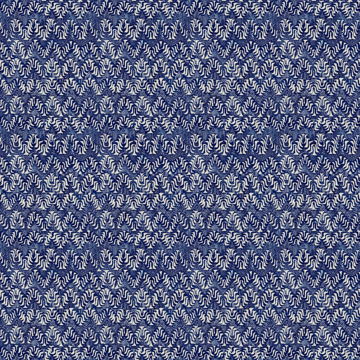 Linwood Ric Rac Ultramarine FR Made to Measure Curtains