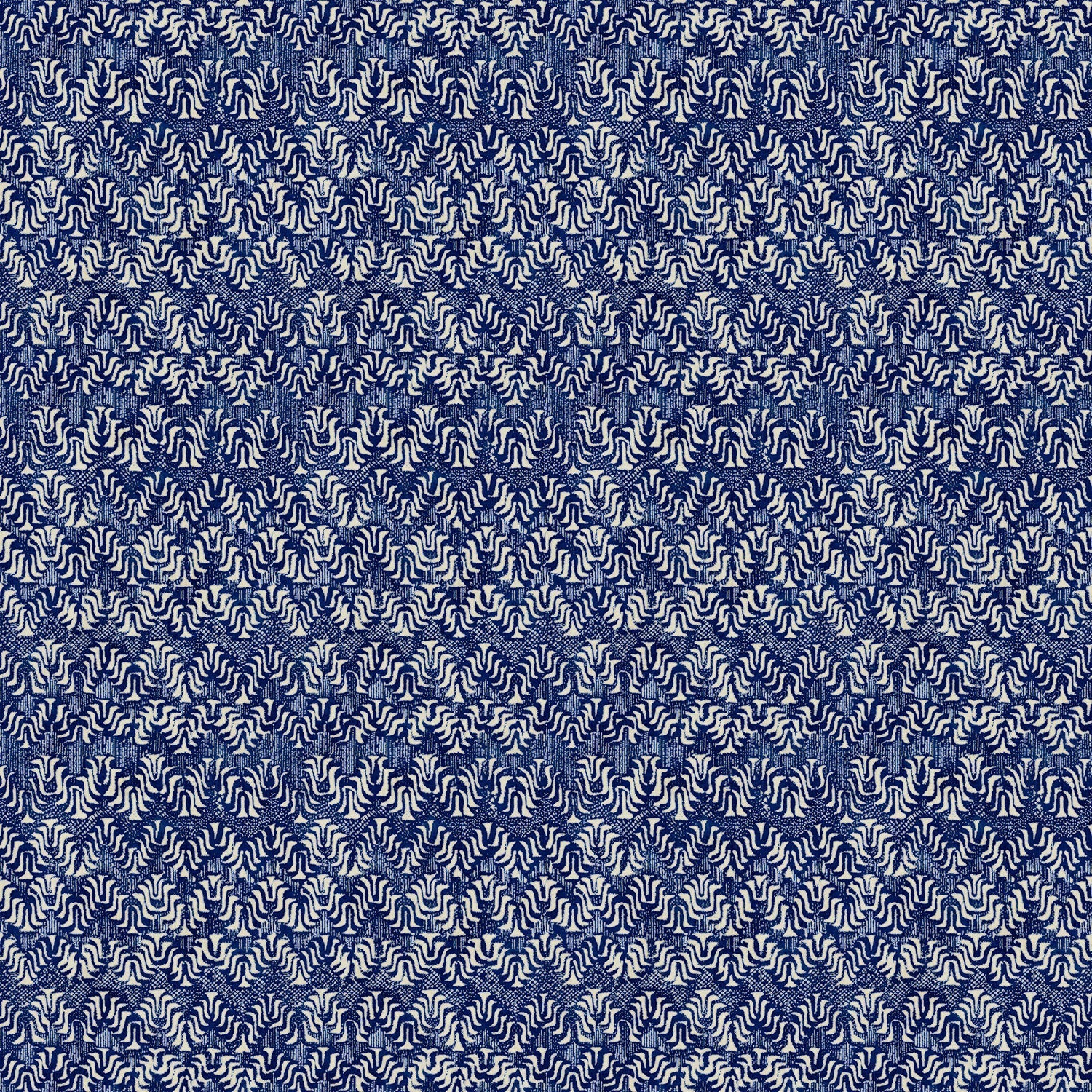Linwood Ric Rac Ultramarine FR Made to Measure Curtains