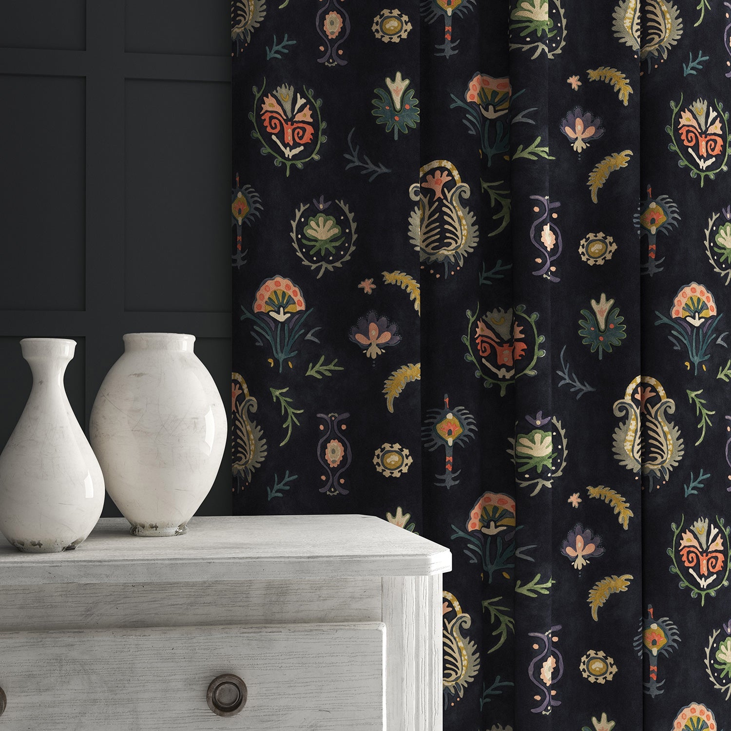 Linwood Fawkes Gunpowder FR Made to Measure Curtains