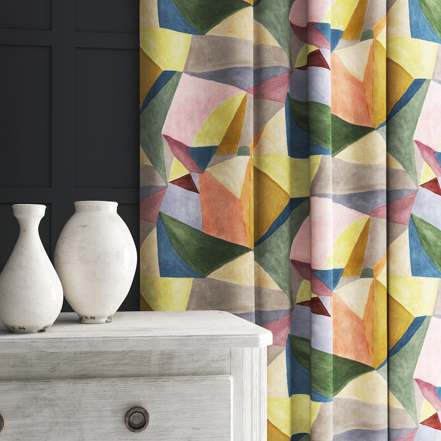 Linwood Crystal Sunset FR Made to Measure Curtains