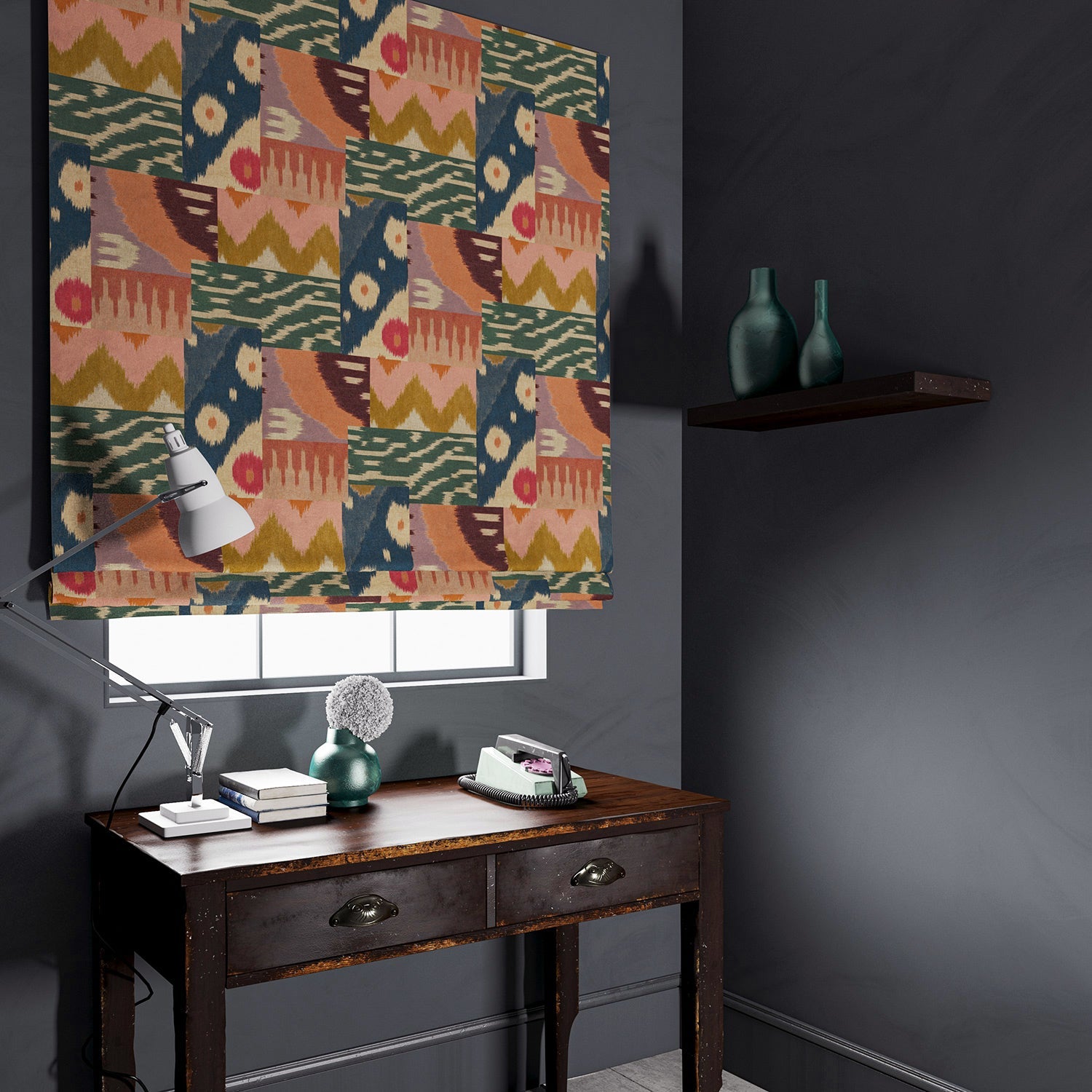Linwood Java Lotus FR Made to Measure Curtains