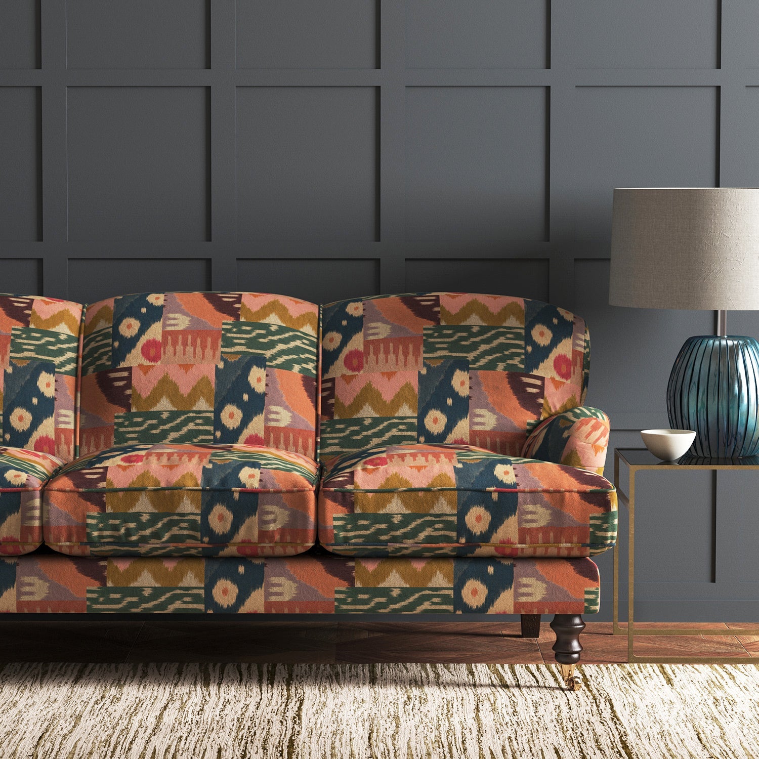 Linwood Java Lotus FR Made to Measure Curtains