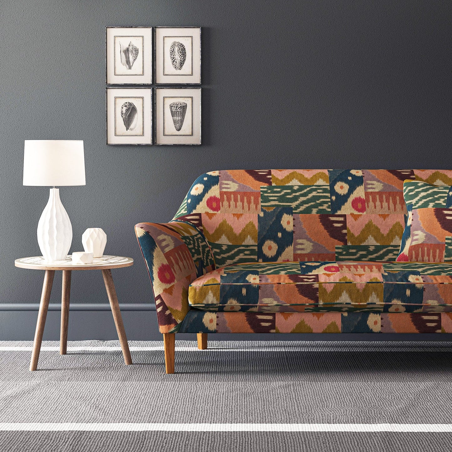 Linwood Java Lotus FR Made to Measure Curtains