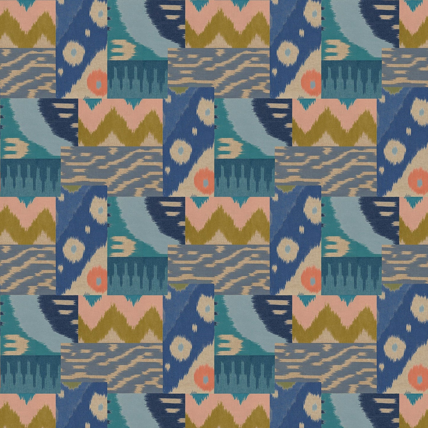 Linwood Java Ocean FR Made to Measure Curtains