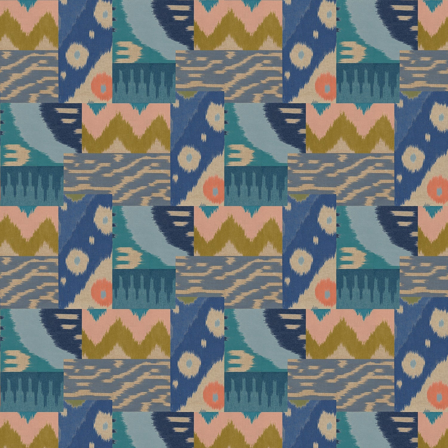 Linwood Java Ocean FR Made to Measure Curtains