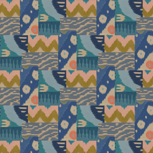 Linwood Java Ocean FR Made to Measure Curtains