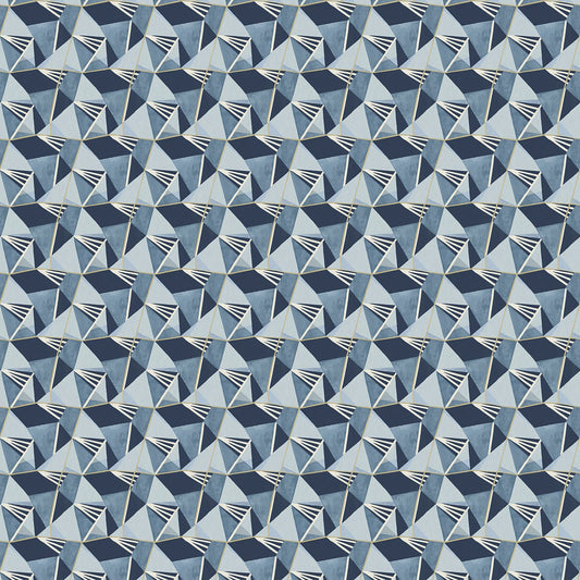Linwood Gem Blue Onyx FR Made to Measure Curtains
