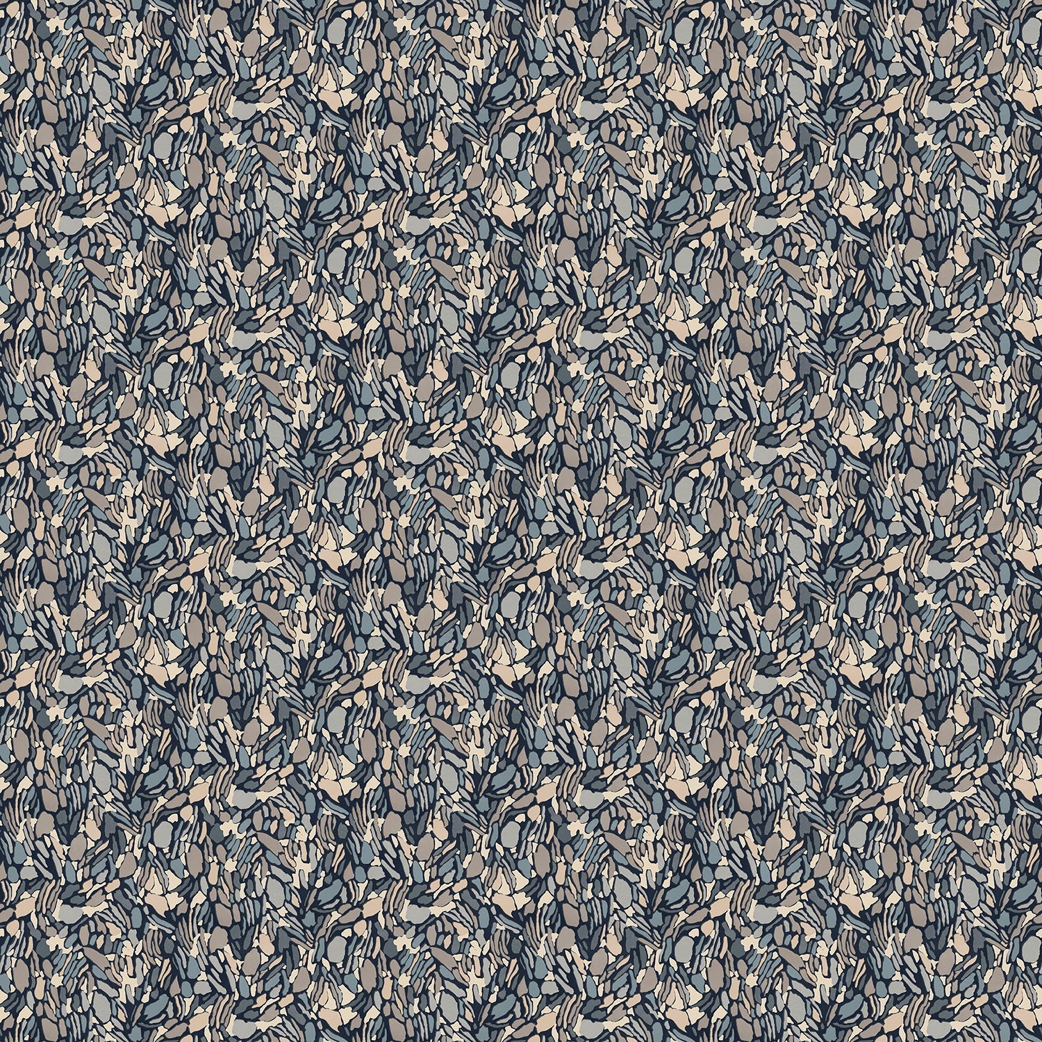 Linwood Chesil Beach Blue Granite FR Made to Measure Curtains