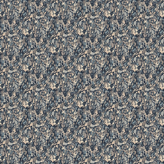 Linwood Chesil Beach Blue Granite FR Made to Measure Curtains