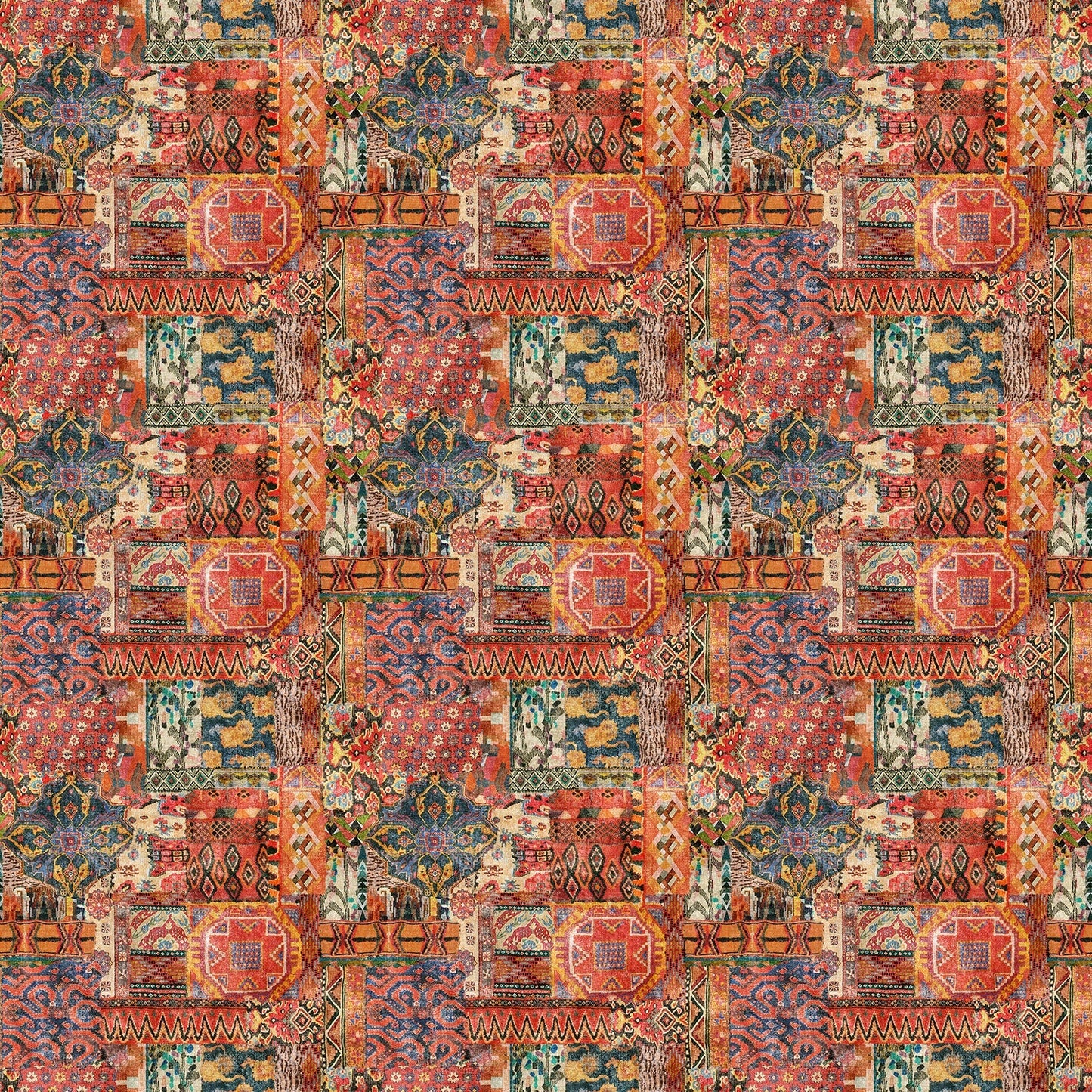 Linwood Fez Paprika FR Made to Measure Curtains