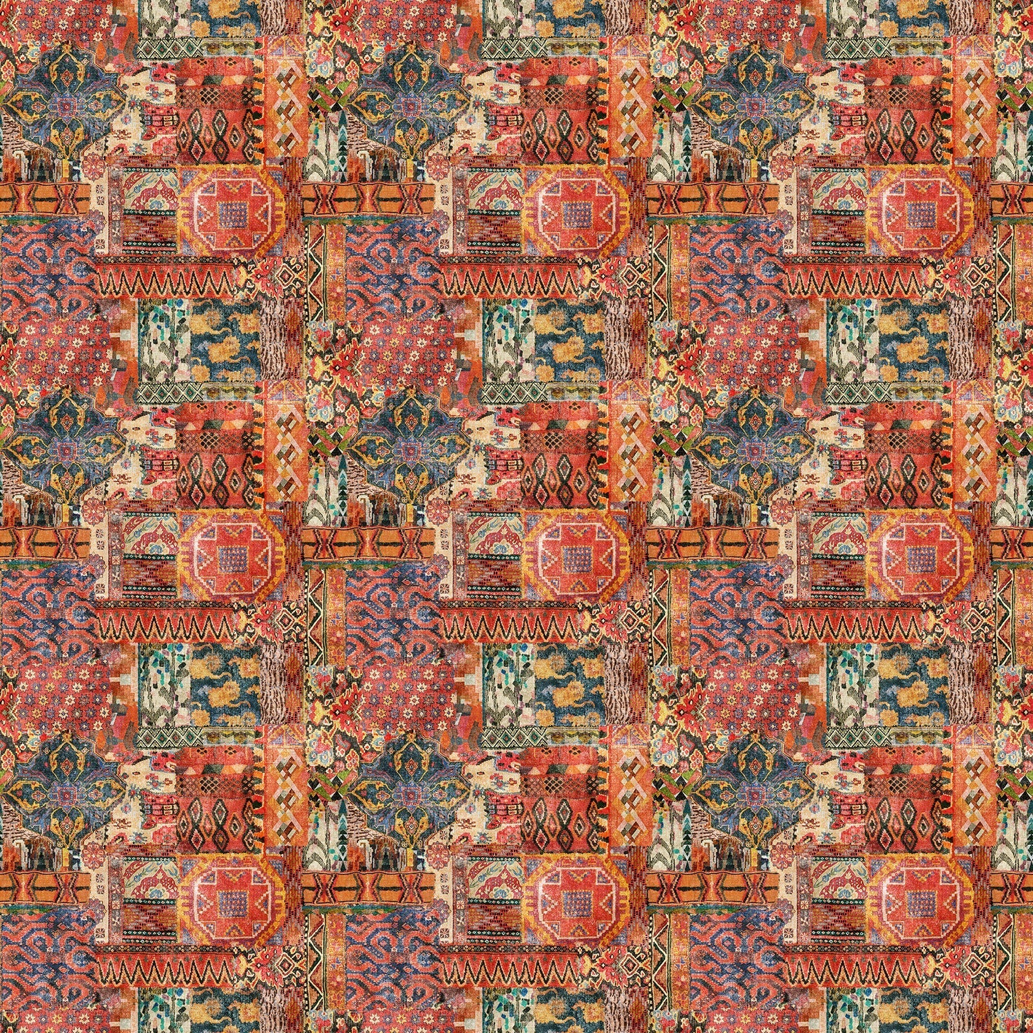 Linwood Fez Paprika FR Made to Measure Curtains