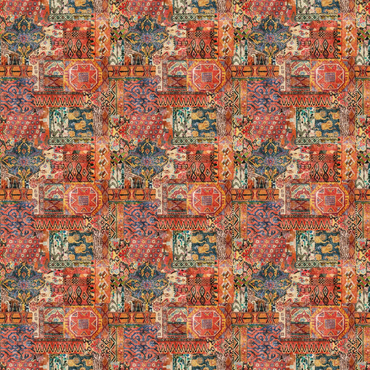 Linwood Fez Paprika FR Made to Measure Curtains
