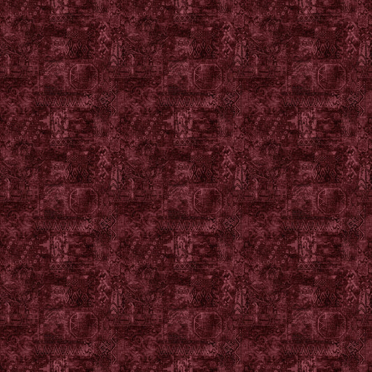 Linwood Fez Wine FR Made to Measure Curtains