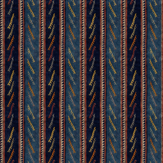 Linwood Hi Ho Silver Navy FR Made to Measure Curtains