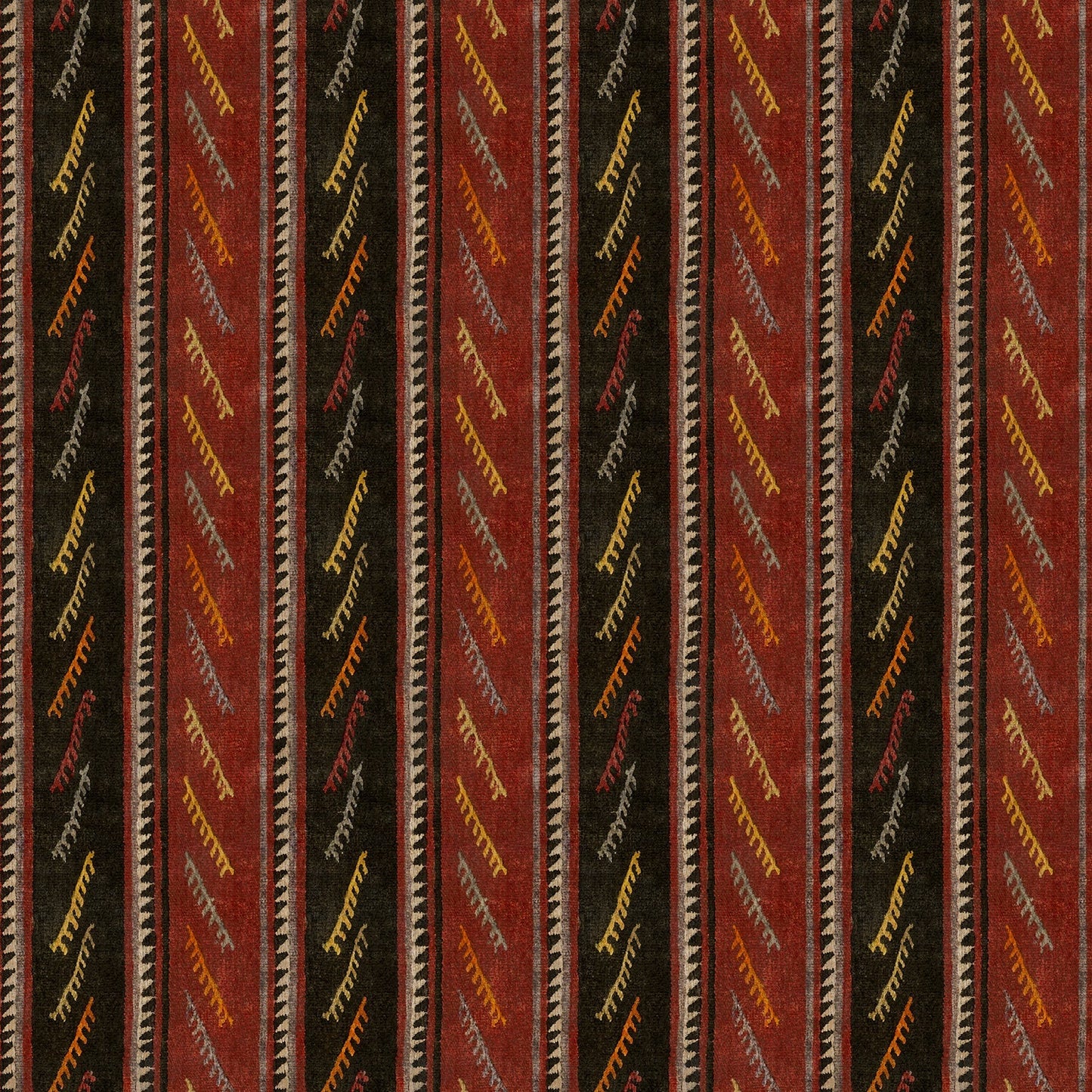 Linwood Hi Ho Silver Campfire FR Made to Measure Curtains