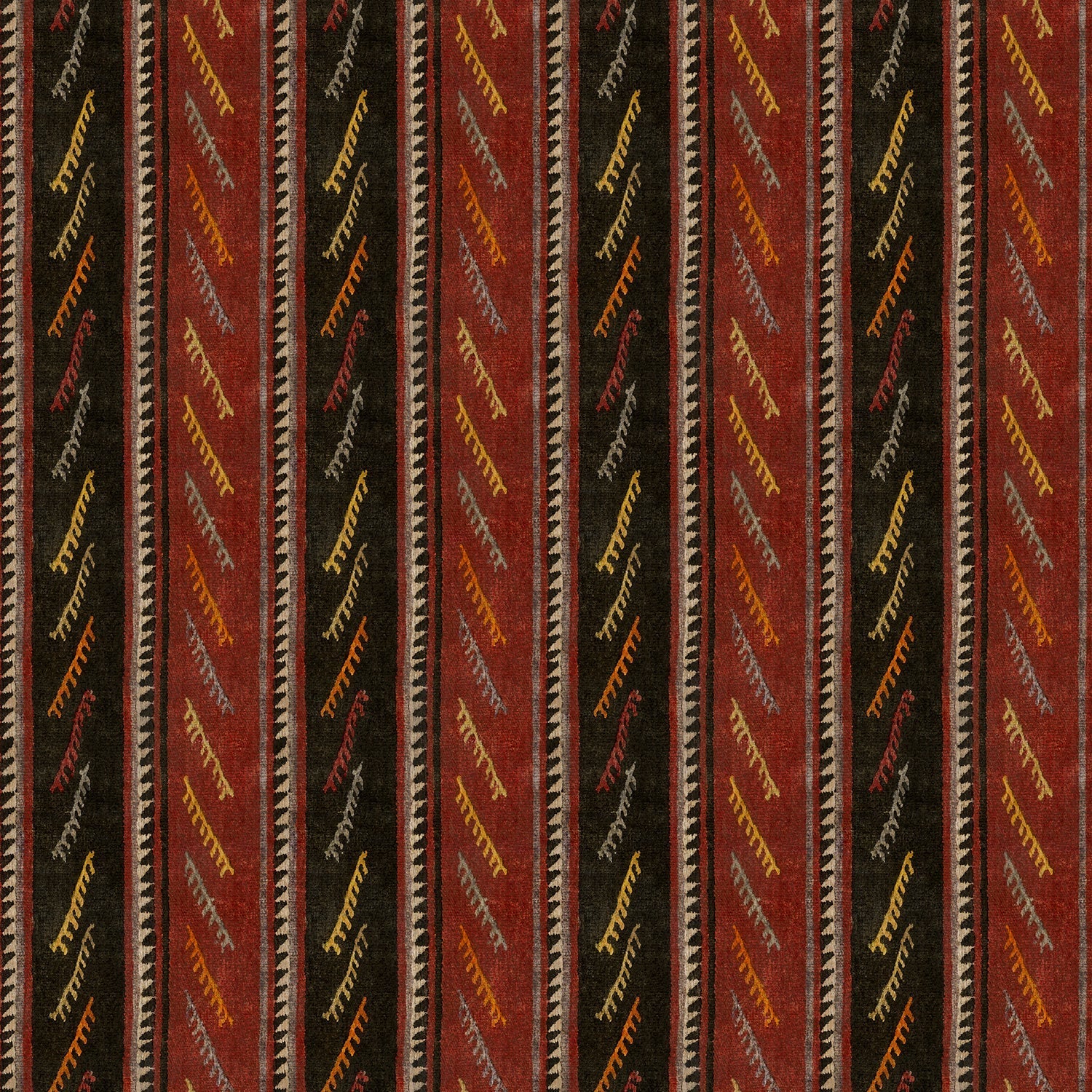 Linwood Hi Ho Silver Campfire FR Made to Measure Curtains