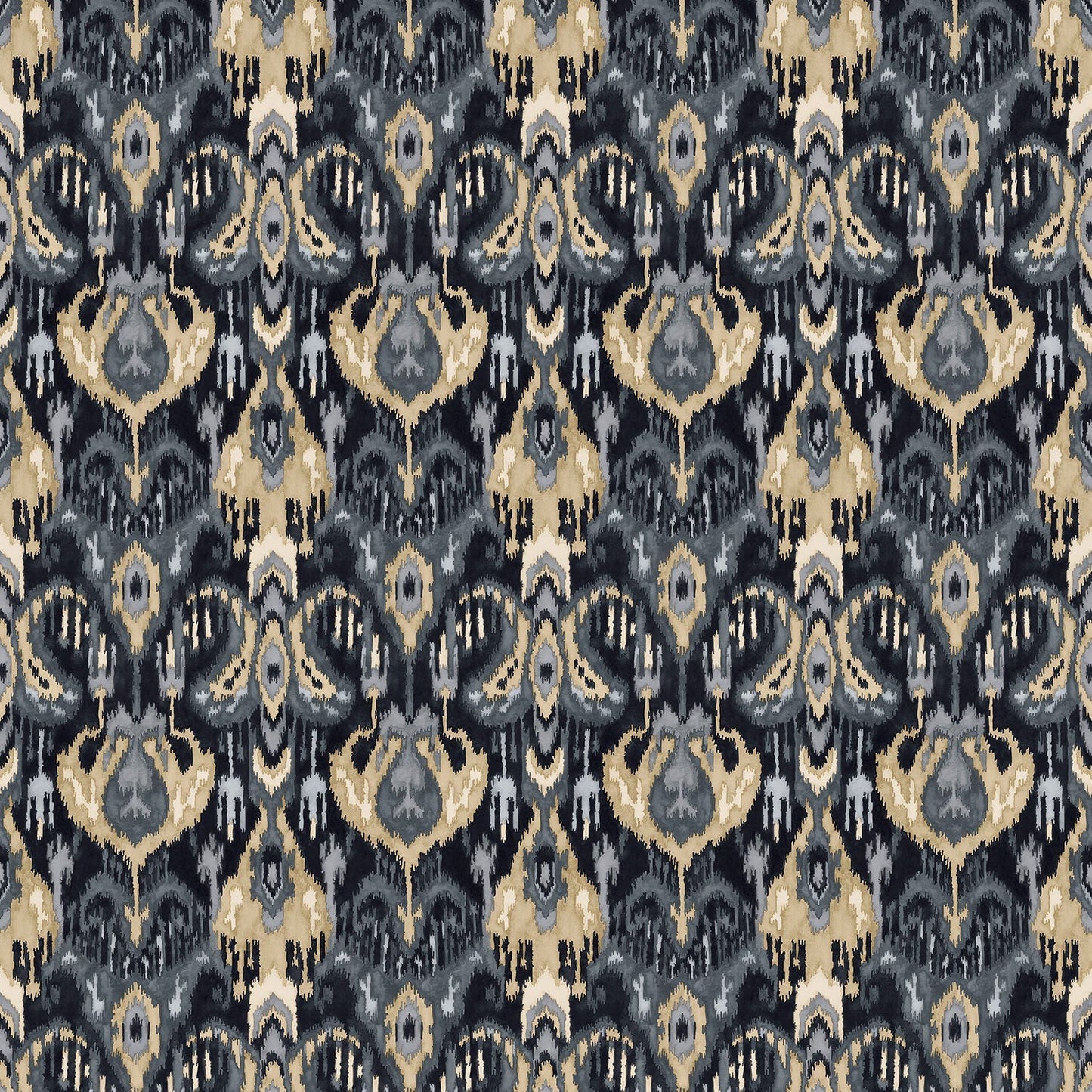 Linwood Bukhara Graphite FR Made to Measure Curtains