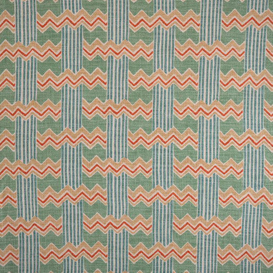 Linwood Ahoy There Jade Made to Measure Curtains