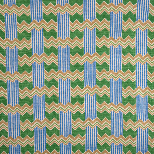 Linwood Ahoy There Emerald FR Made to Measure Roman Blinds