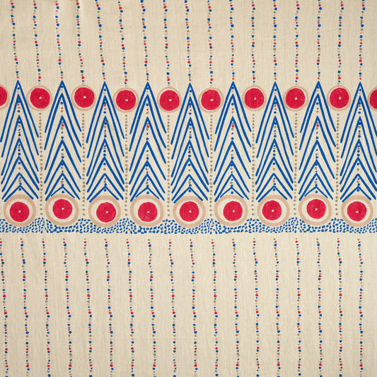 Linwood To The Point Embroidery Archery Made to Measure Roman Blinds
