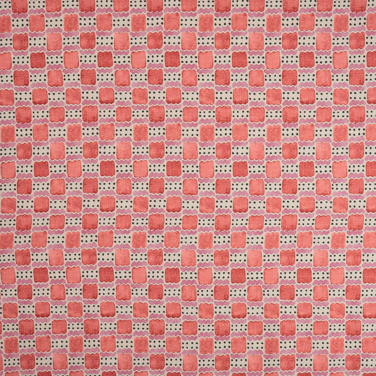 Linwood Ravioli Raspberry Ripple FR Made to Measure Curtains