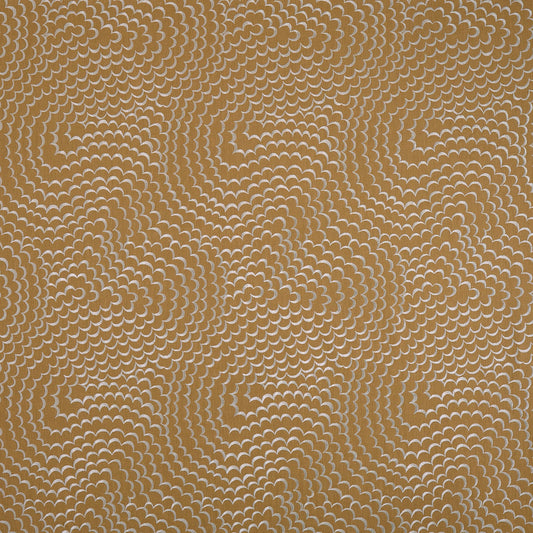 Linwood Nimbus Embroidery Caramel Made to Measure Curtains