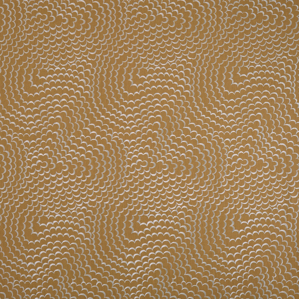 Linwood Nimbus Embroidery Caramel Made to Measure Roman Blinds