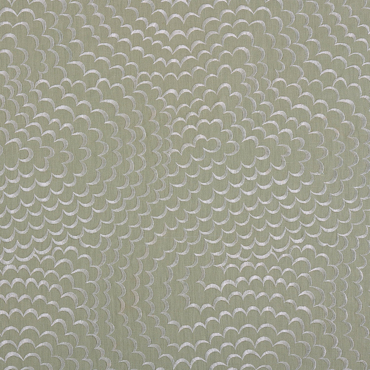 Linwood Nimbus Embroidery Eau De Nil Made to Measure Curtains