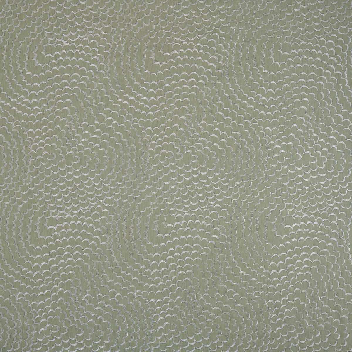 Linwood Nimbus Embroidery Eau De Nil Made to Measure Roman Blinds