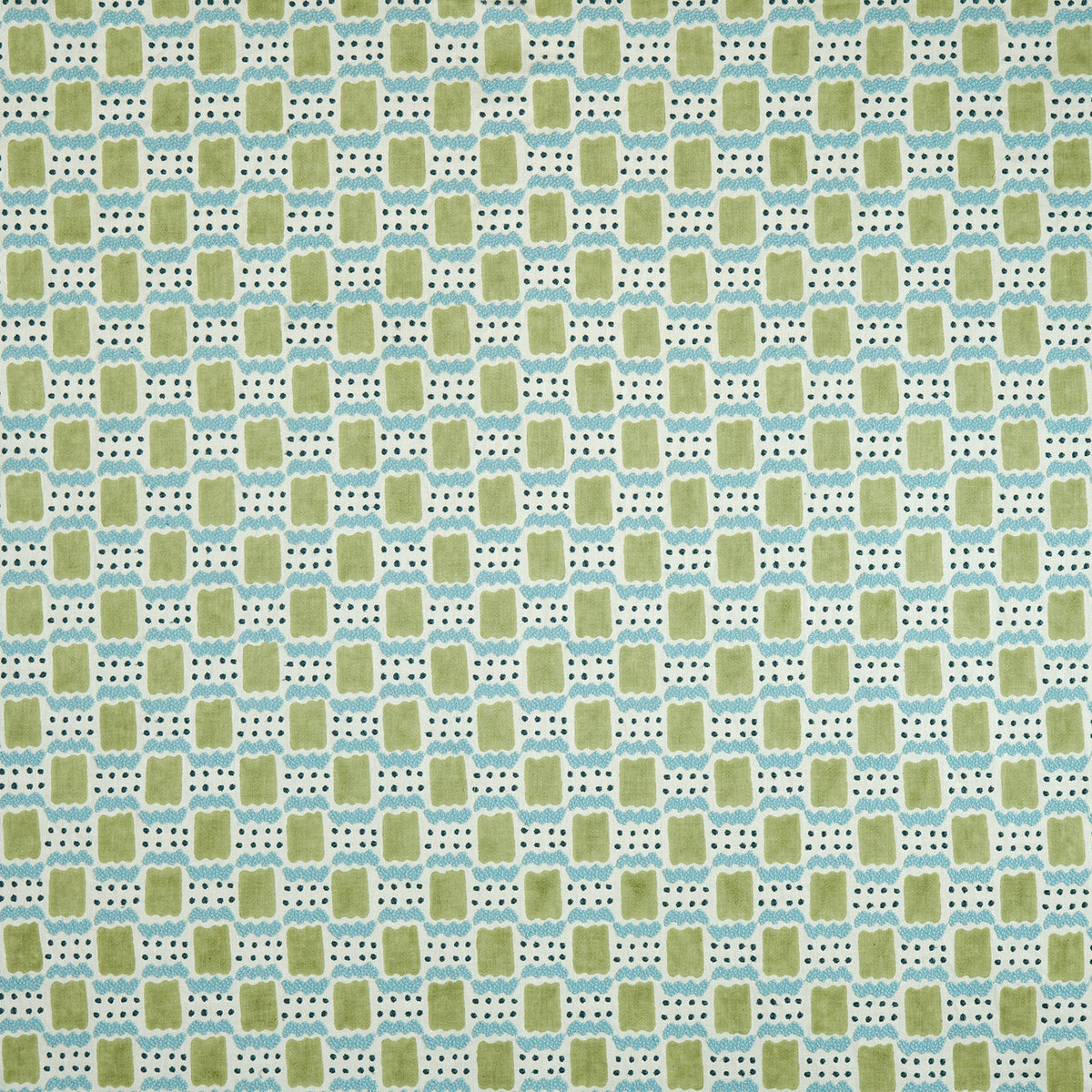 Linwood Ravioli Embroidery Grass Made to Measure Roman Blinds