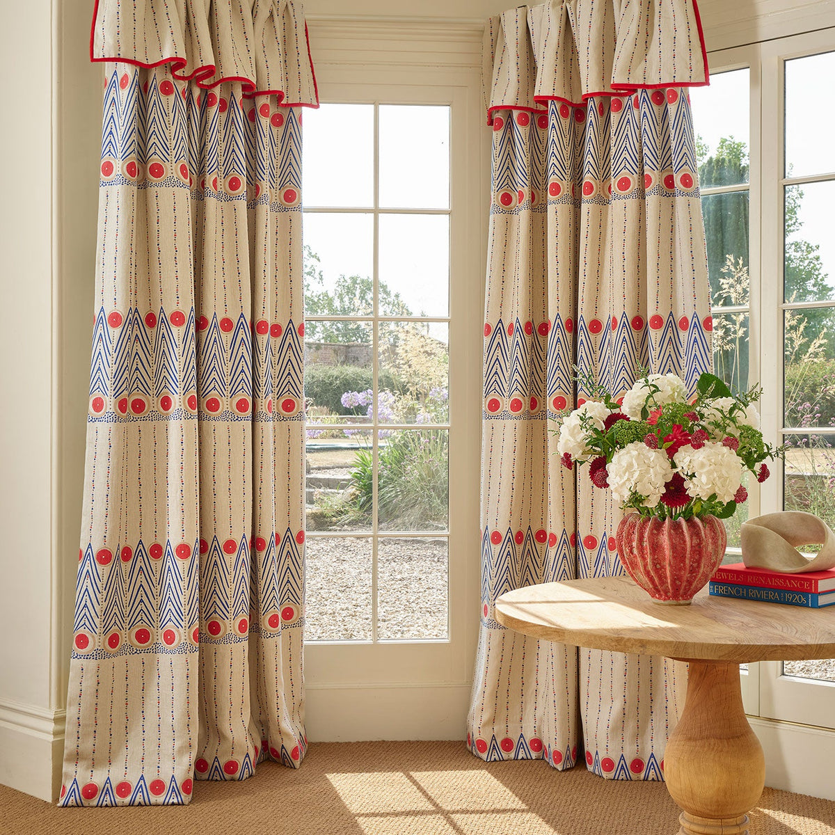 Linwood To The Point Embroidery Archery Made to Measure Curtains