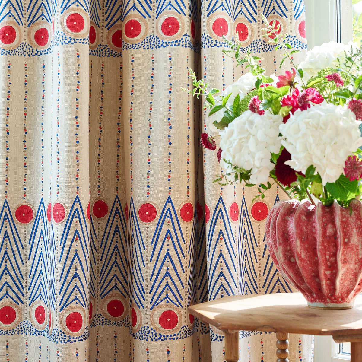 Linwood To The Point Embroidery Archery Made to Measure Curtains