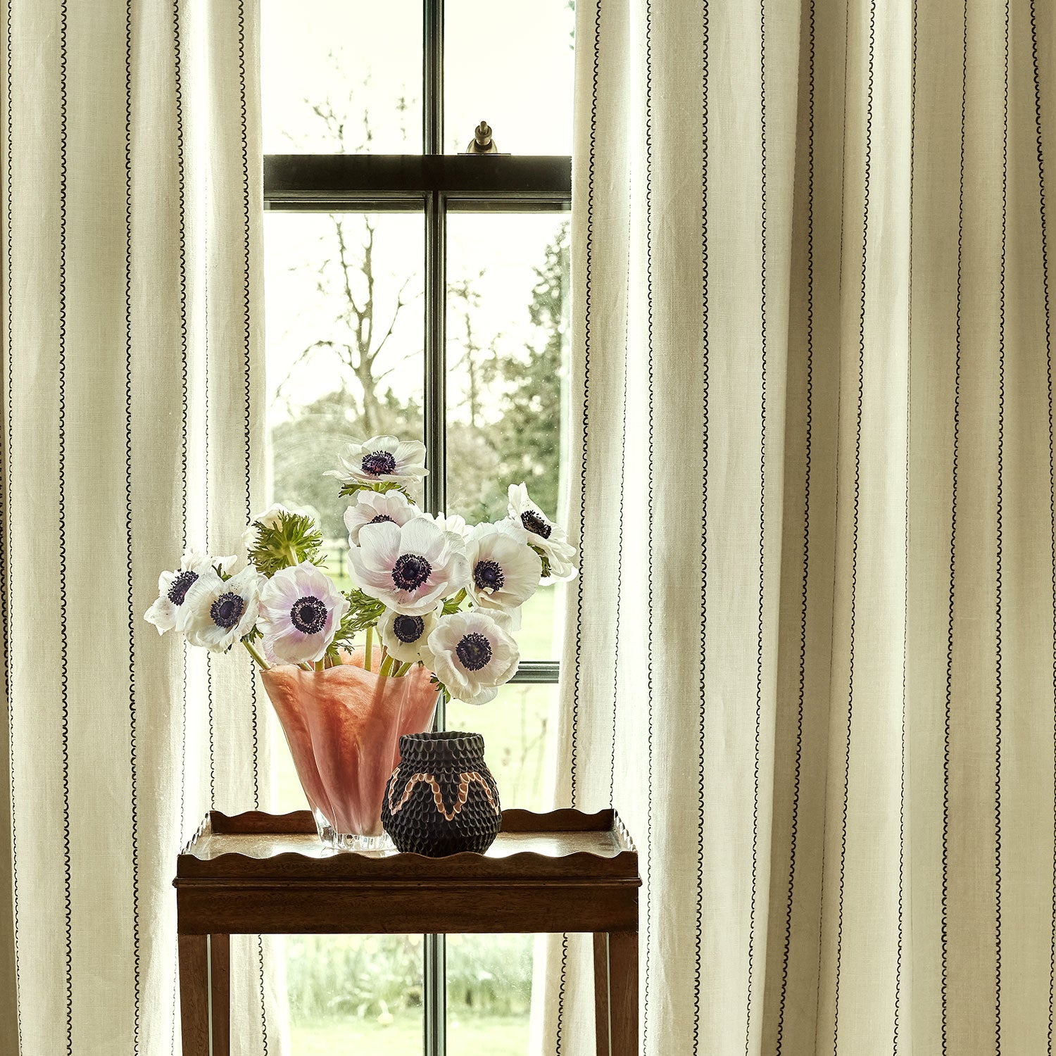 Linwood Lola Stripe Audrey Made to Measure Curtains
