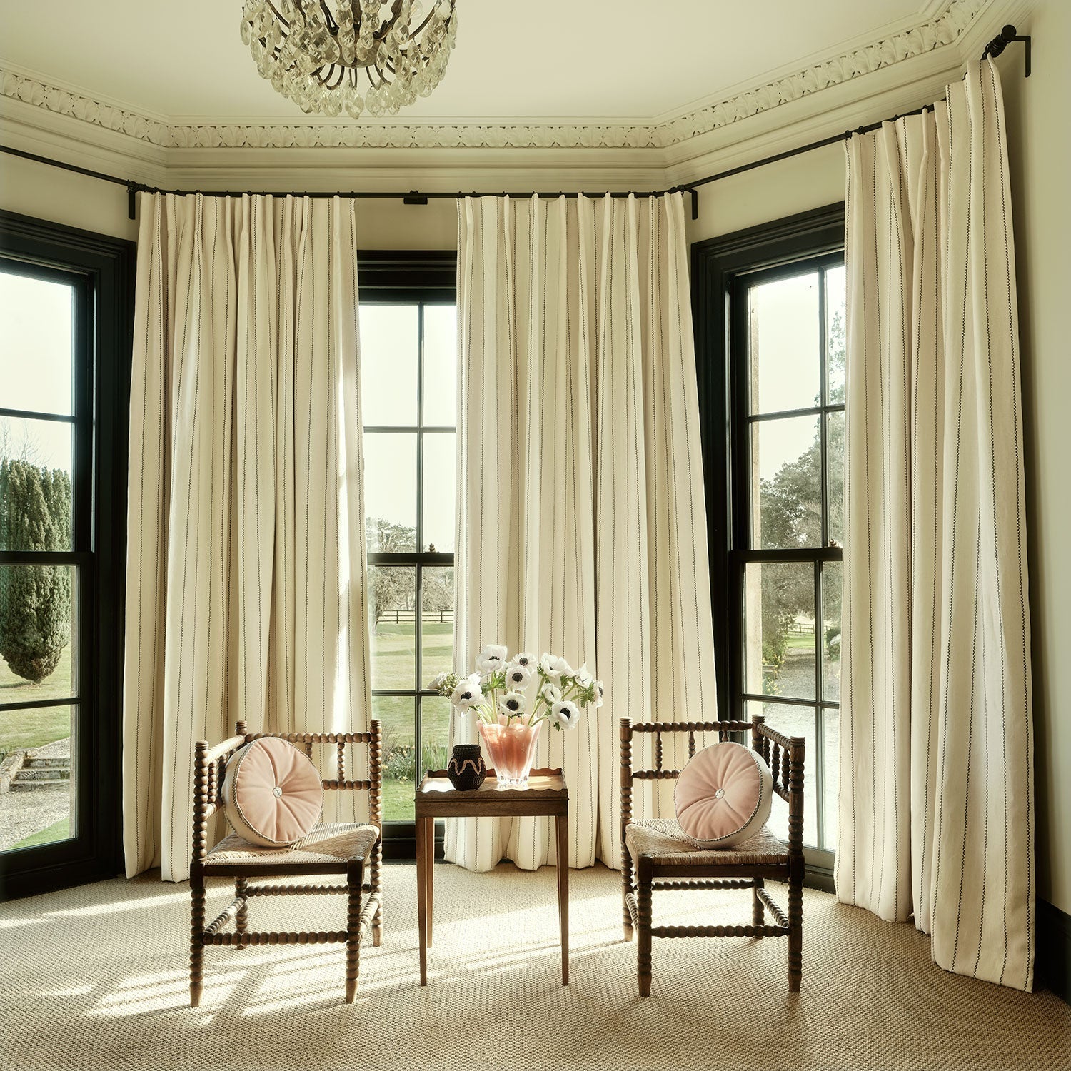 Linwood Lola Stripe Audrey Made to Measure Curtains