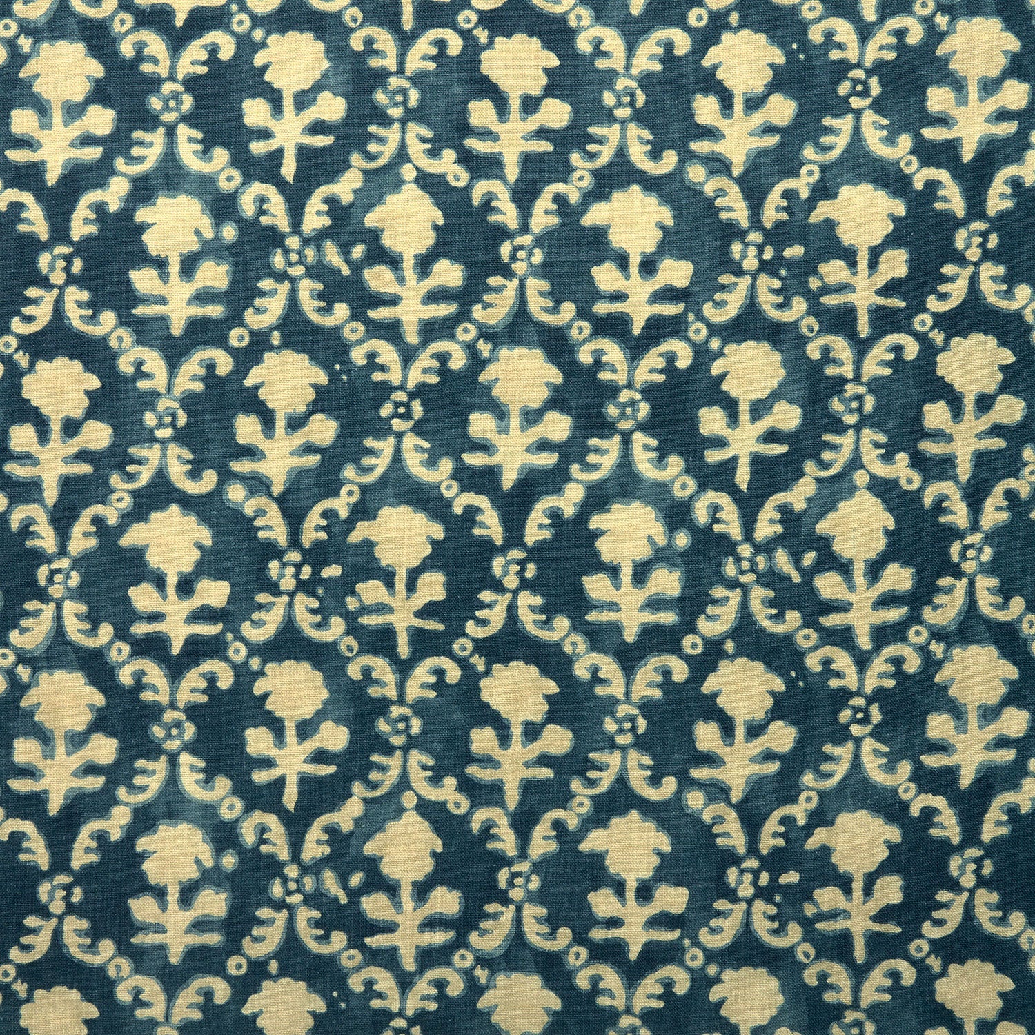 Linwood Hinako Indigo FR Made to Measure Curtains