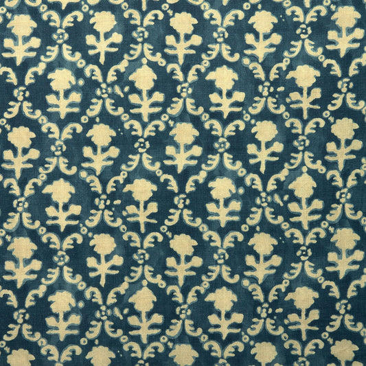 Linwood Hinako Indigo FR Made to Measure Curtains