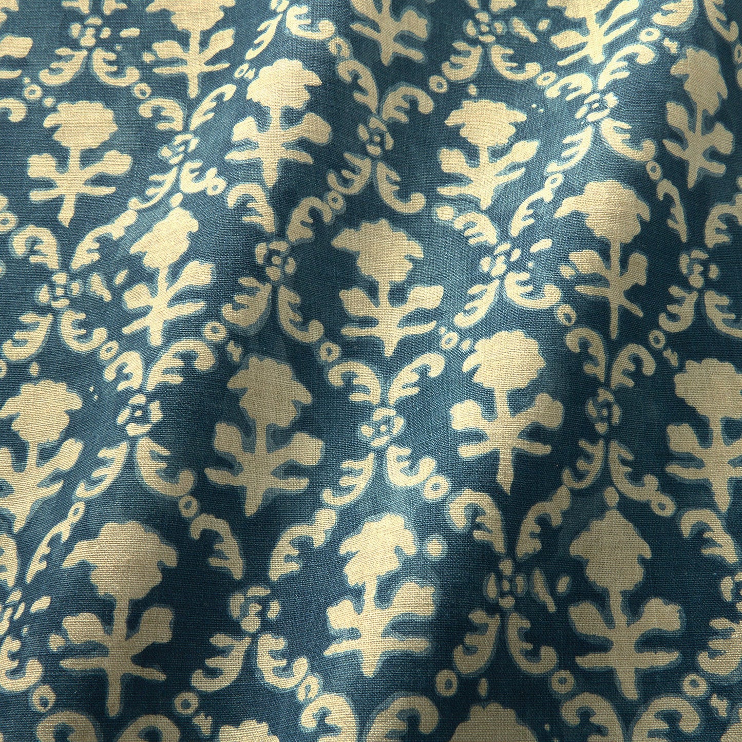 Linwood Hinako Indigo FR Made to Measure Curtains