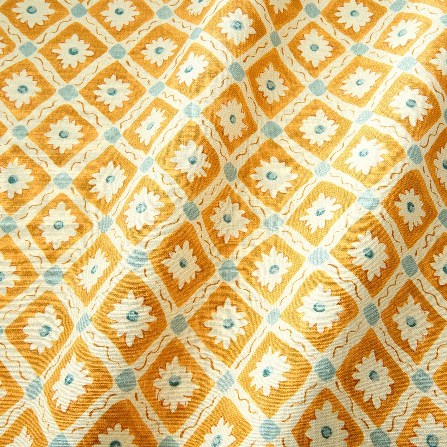 Linwood Ima Marigold FR Made to Measure Curtains