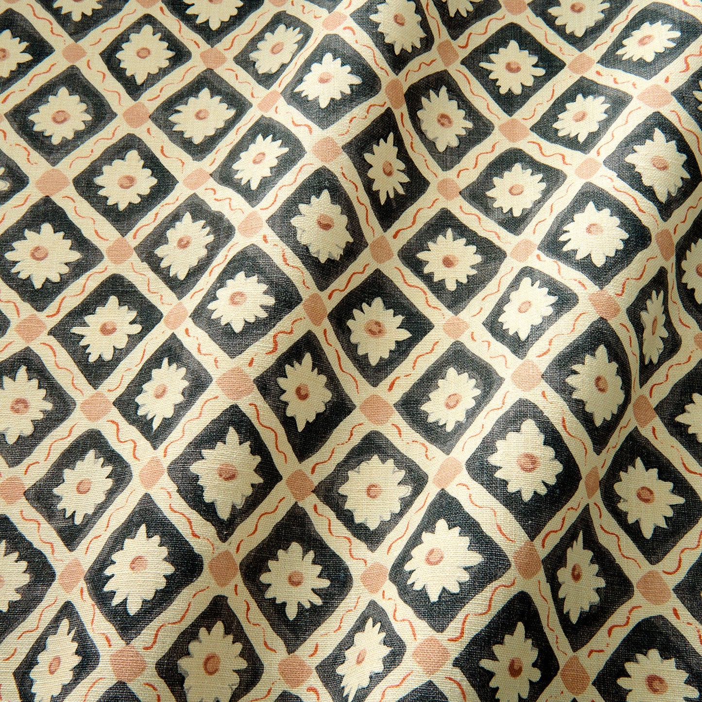 Linwood Ima Liquorice Made to Measure Curtains