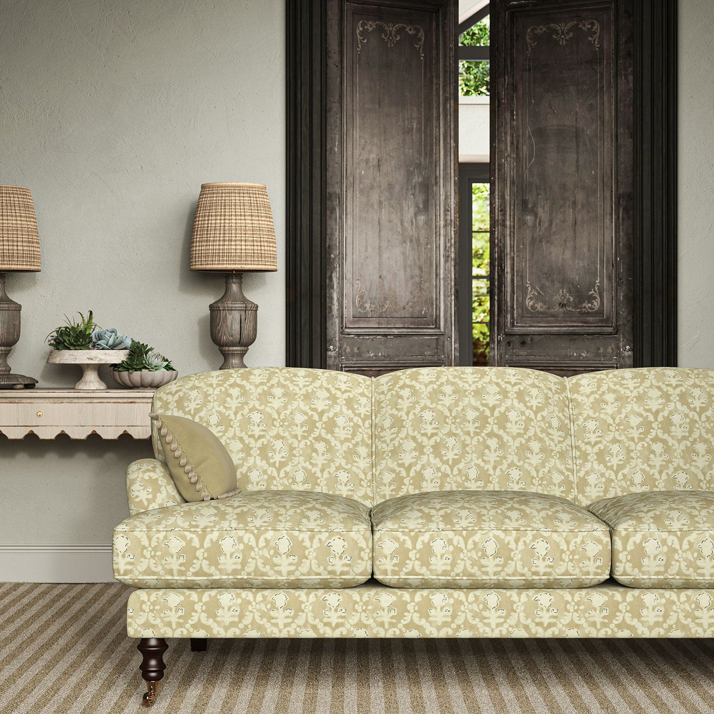 Linwood Hinako Barley FR Made to Measure Curtains