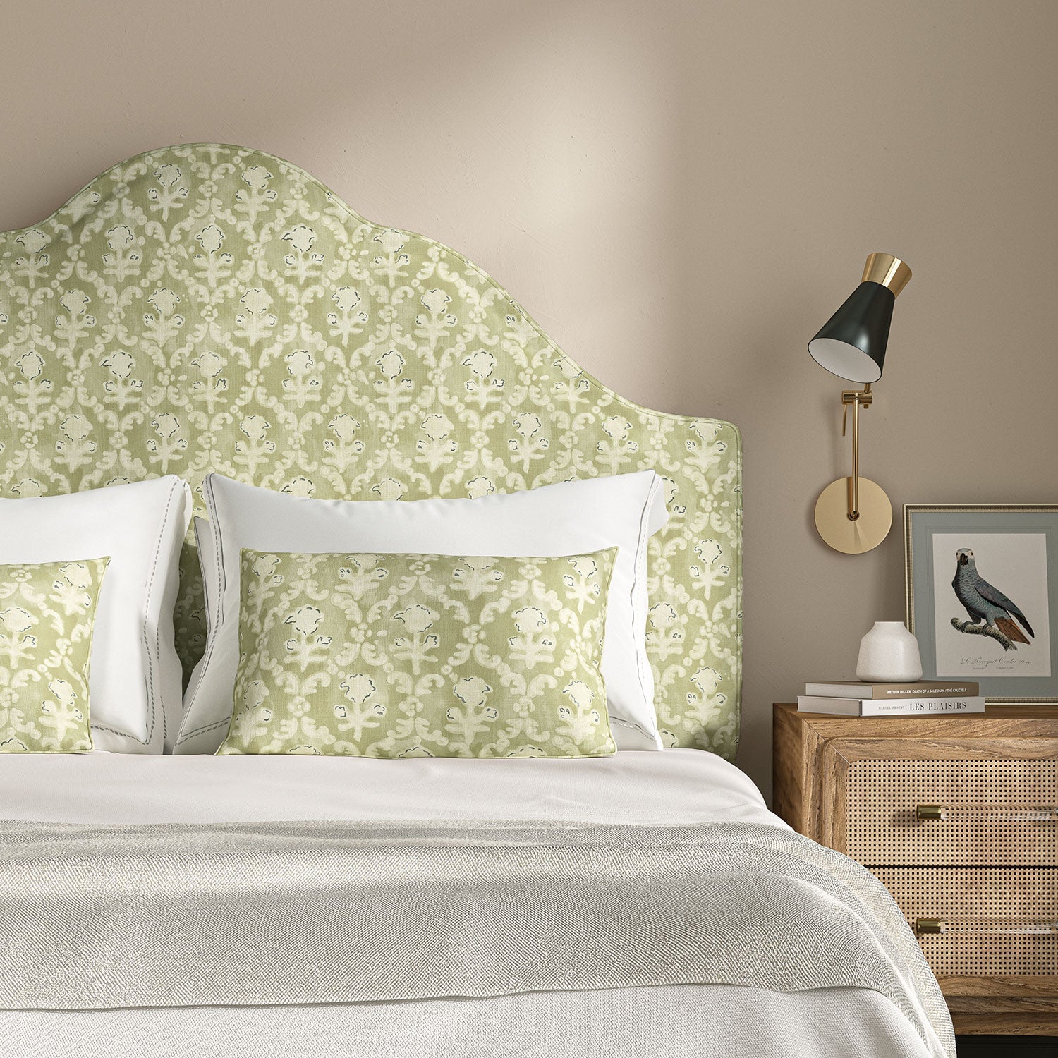 Linwood Hinako Cardamom Cardamon Made to Measure Curtains