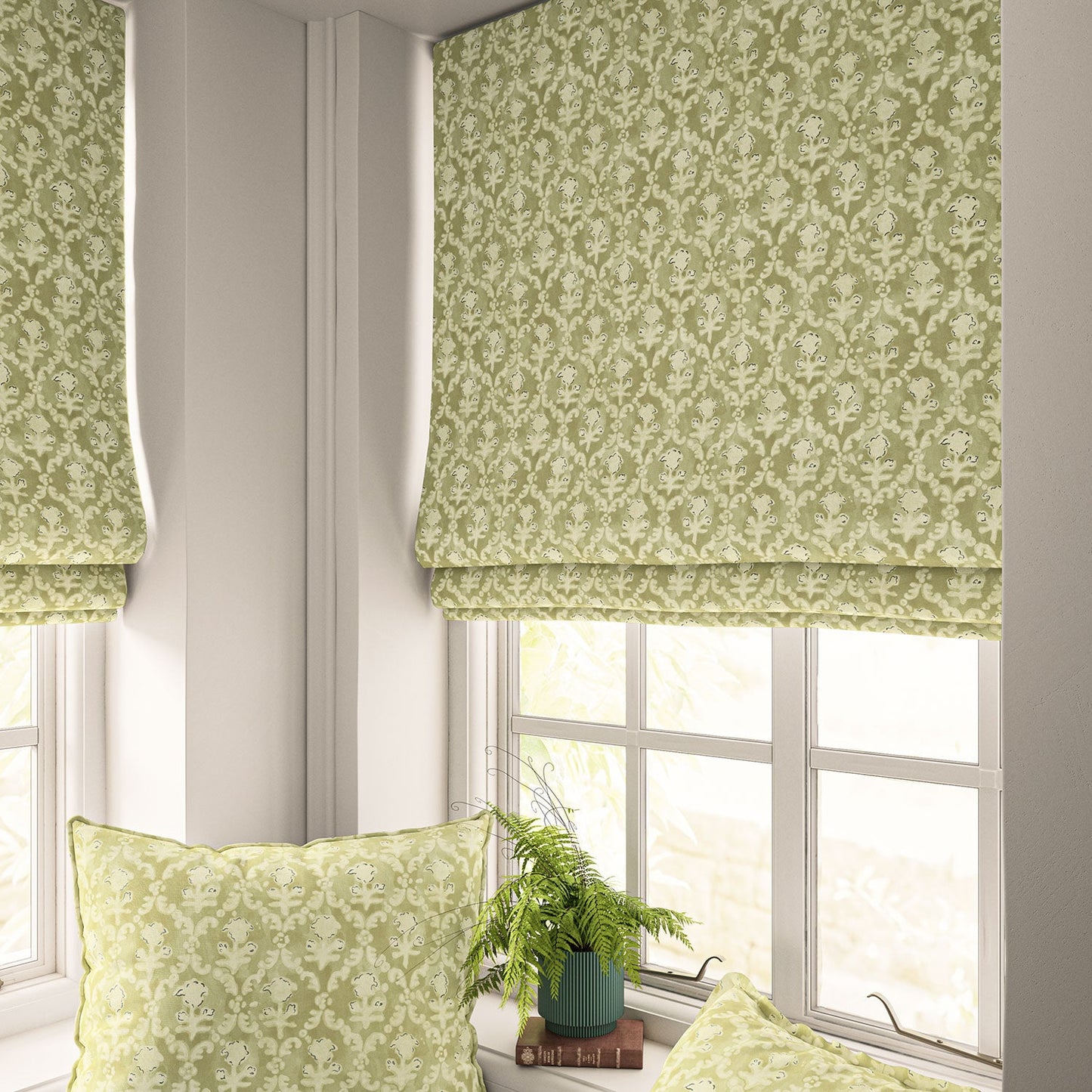 Linwood Hinako Cardamom Cardamon Made to Measure Curtains