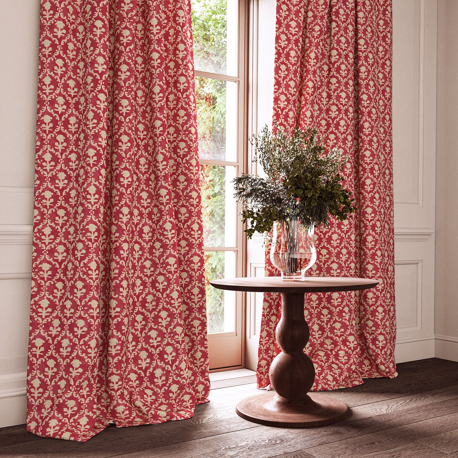Linwood Hinako Dragon Fruit Made to Measure Curtains