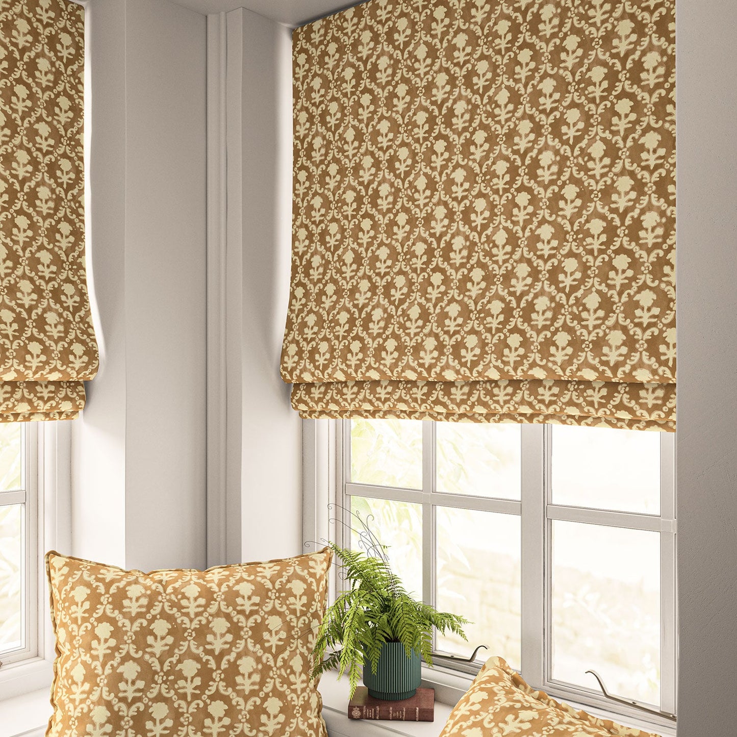 Linwood Hinako Fudge Made to Measure Curtains
