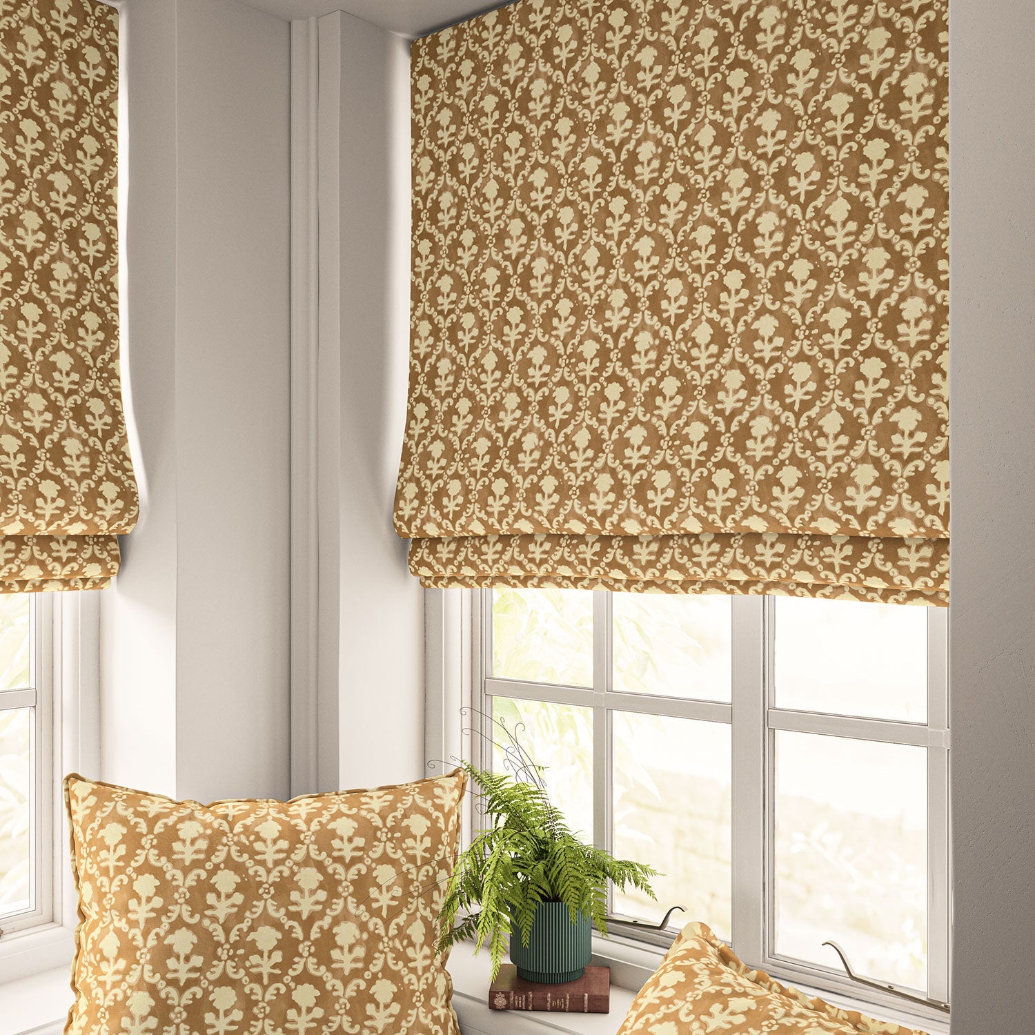 Linwood Hinako Fudge Made to Measure Curtains